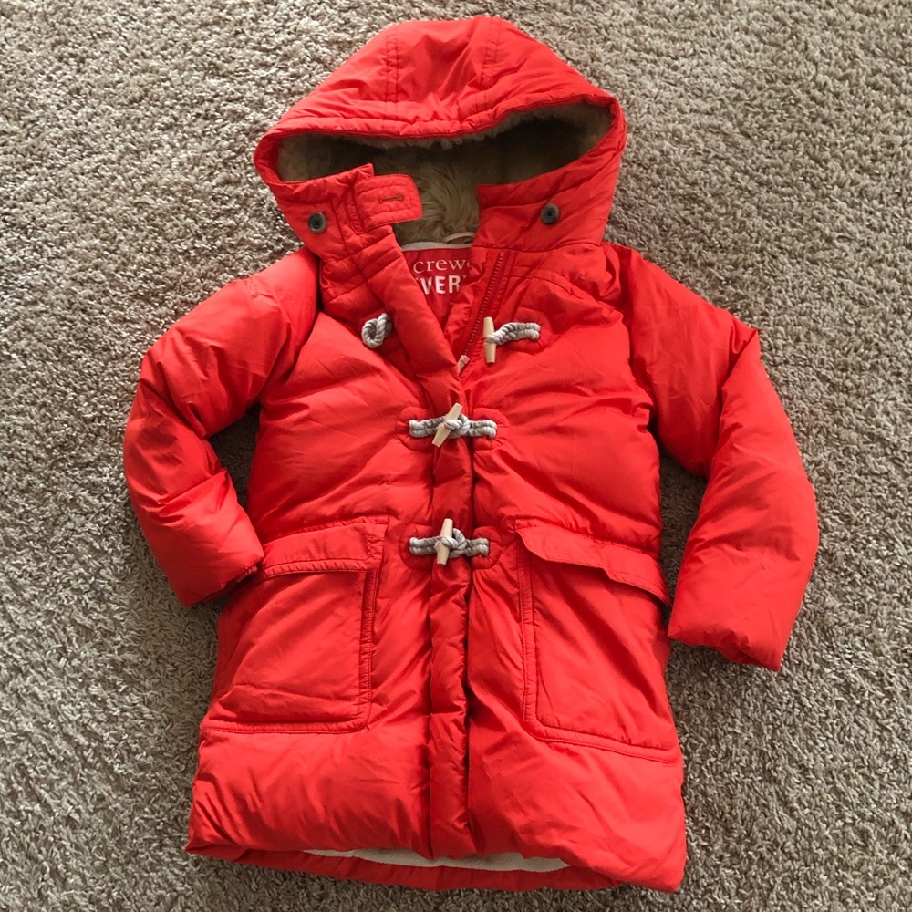 J Crew Girls Down Winter Coat (Size 8)